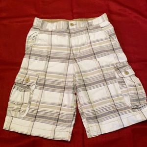 Boys plaid shorts